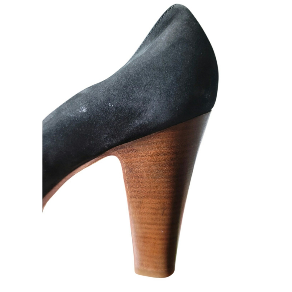 Michael Kors "Spice" Peep Toe Stacked Heel Pumps Size 9 - Picture 6 of 8